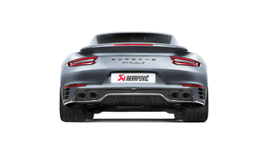 Porsche 911 Turbo/Turbo S 991.2 2018 Akrapovic Slip On Line Titan