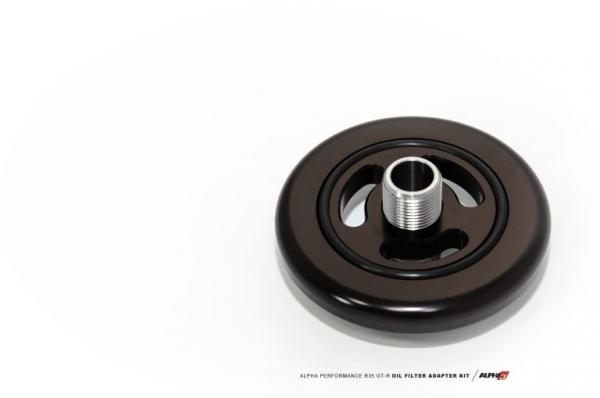 AMS Performance Nissan R35 GTR Alpha Race Oil Filter Adapter