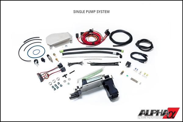 AMS Performance Nissan R35 GTR Alpha Dual Omega Brushless Fuel Pump System